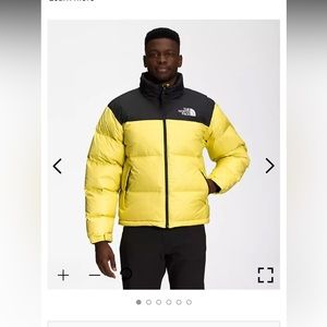 New North Face Jacket. Black and Yellow. Lightweight.